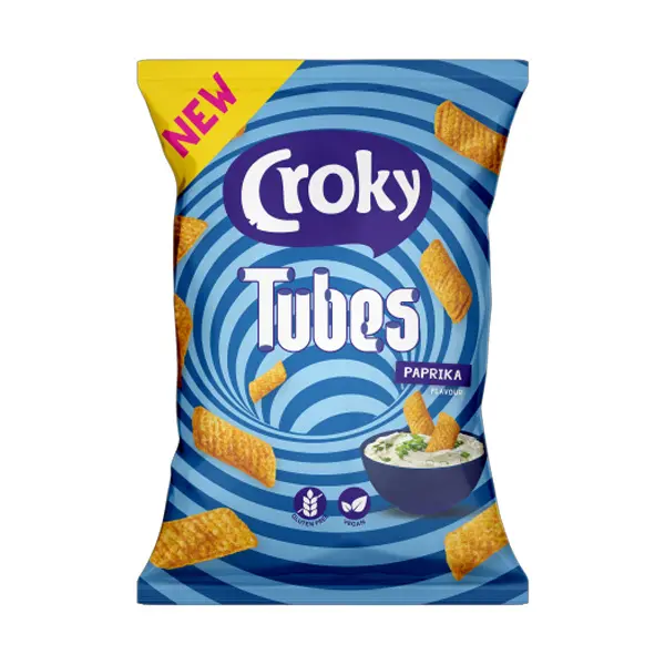 Croky Tubes Paprika 25Gr 
