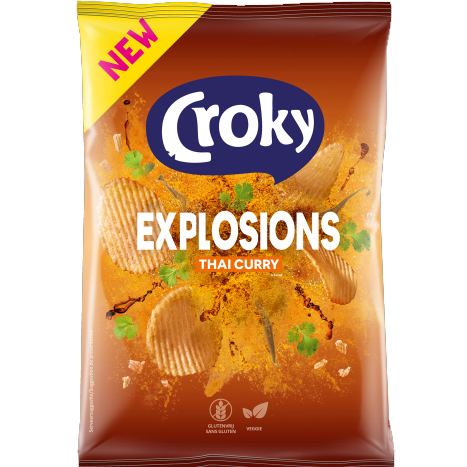 Croky  Explosion Thai Curry 40Gr