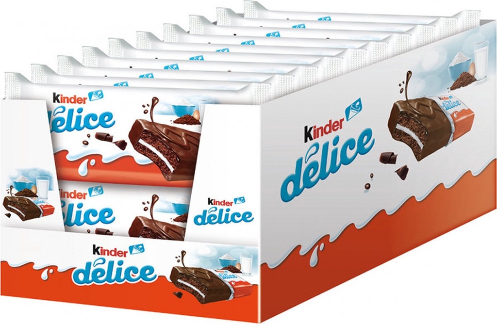 Carton Kinder Delice 20 Pièces De 39 Gr