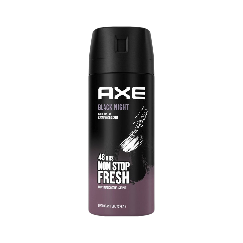 Axe Deodorant Spray Black Night Cool Mint & Cedarwood 150ml 