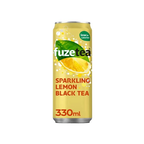 Fuze Tea Sparkling Lemon Canette 33CL