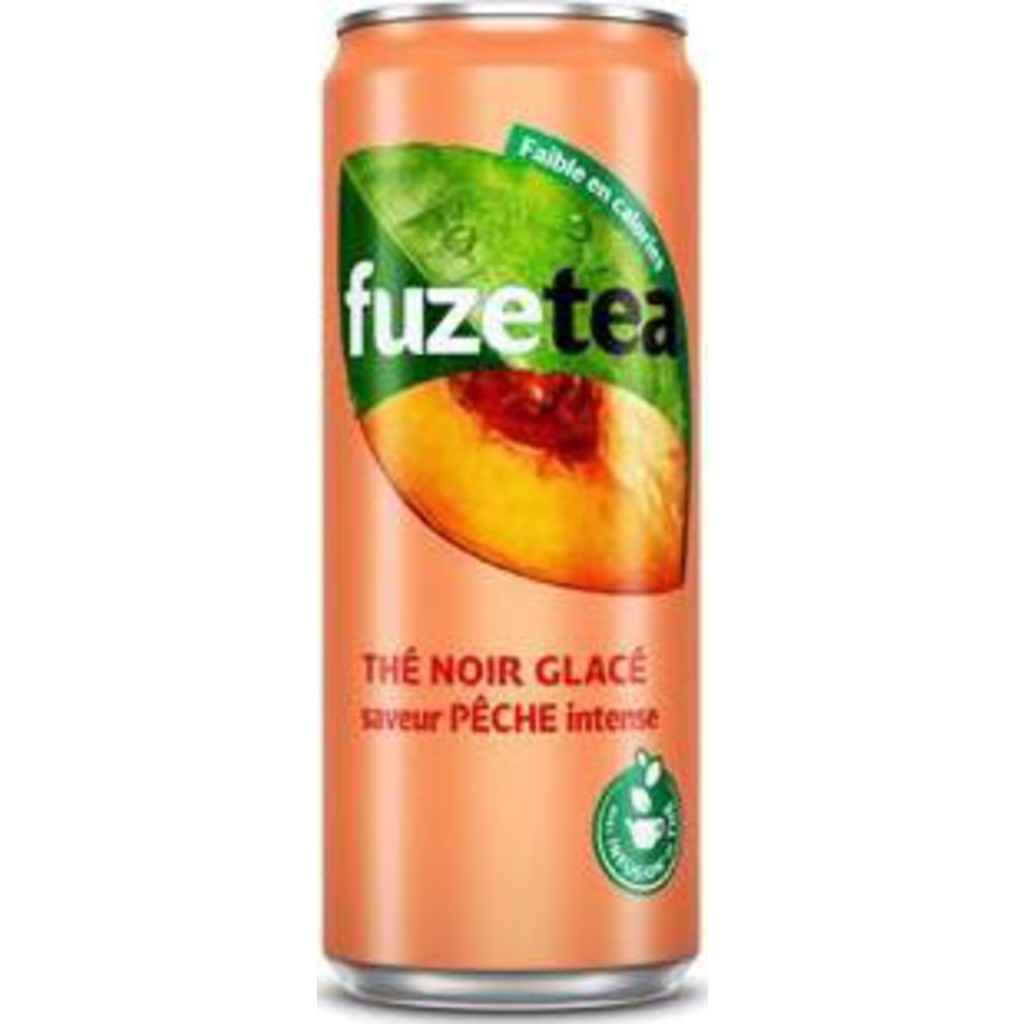 Fuze Tea Canette Peach Hibiscus 33CL