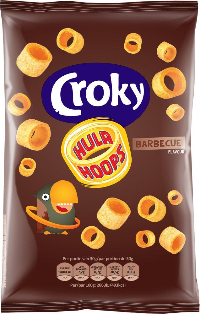 Croky Hula Hoops BBQ 75Gr
