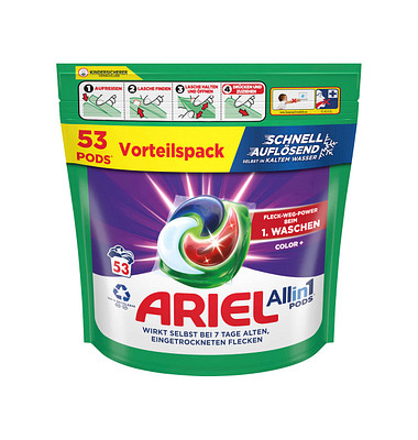 Ariel Pods All-In 1 Color – 53 Pièces