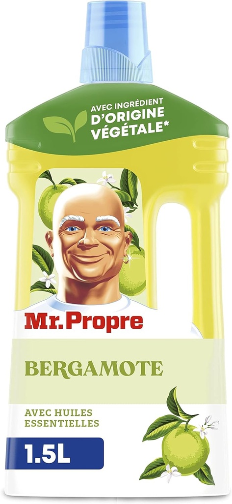 Mr Propre Nettoyant Menager Bergamote 1,5 L 