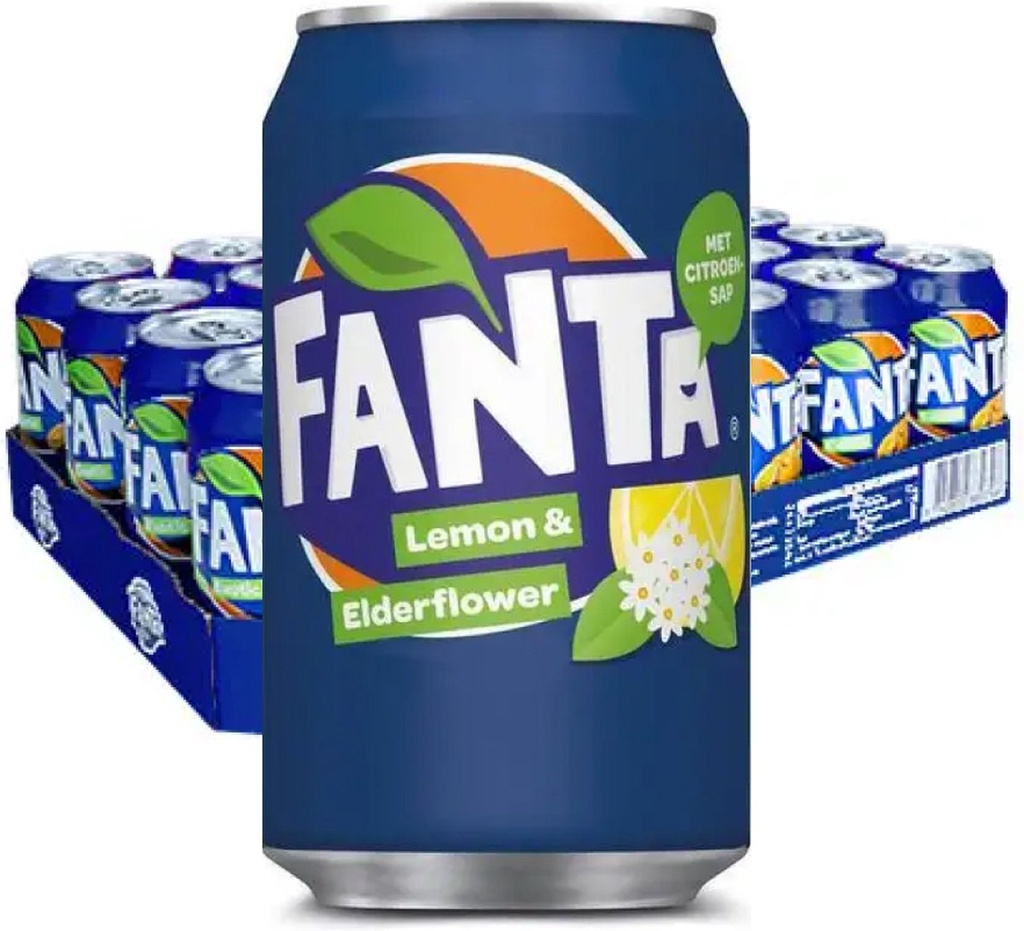 Tray Fanta Elderflower 33CL 24 Canettes 