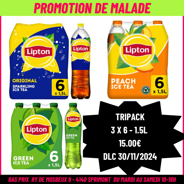 Promotion Lipton Tripack
