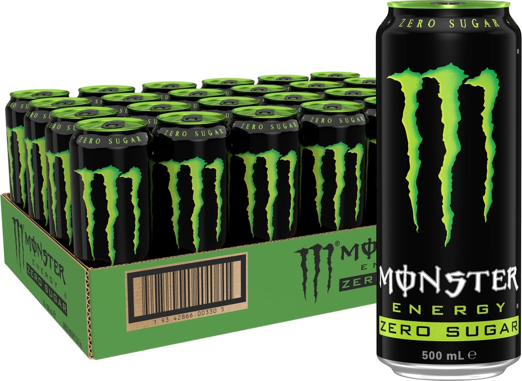 Tray Monster Energy Zero Sugar 50CL 24 Canettes 