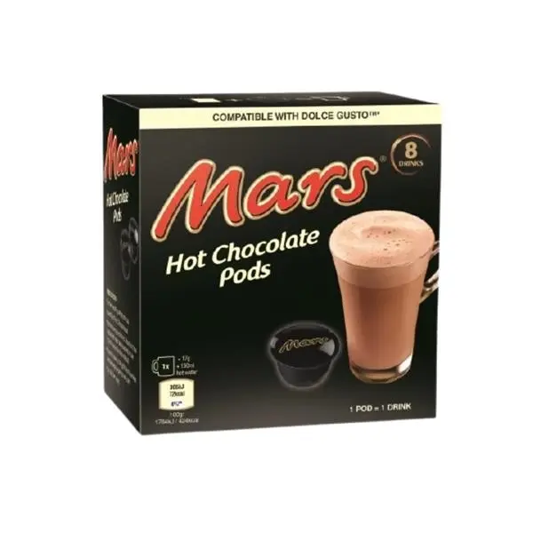 Pods 8 Pieces Mars Compatible Dolce Gusto 136Gr