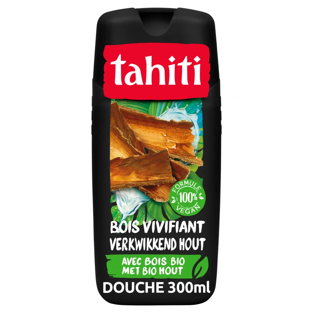 Tahiti Gel Douche Bois Vivifiant 300Ml