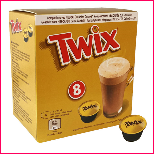 Pods 8 Pieces Twix Compatible Dolce Gusto 136Gr 