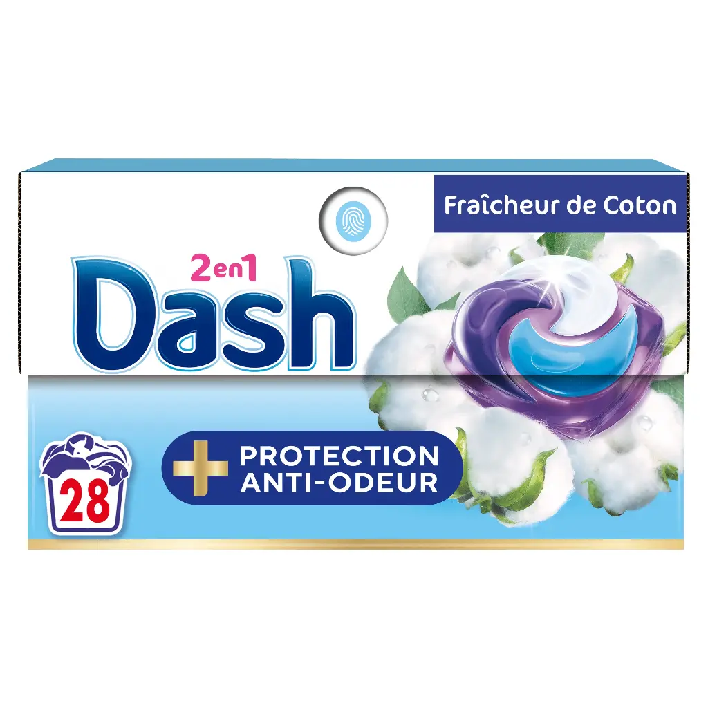Dash Pods Lenor anti-Odeur Extra Fraîcheur – 42 Pièces 