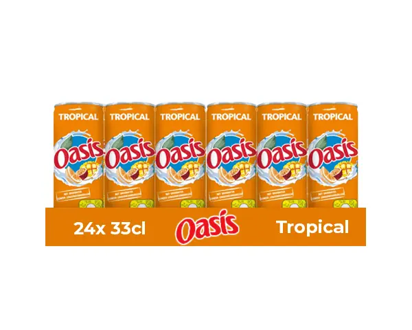 Tray Oasis Tropical 33CL 24 Canettes