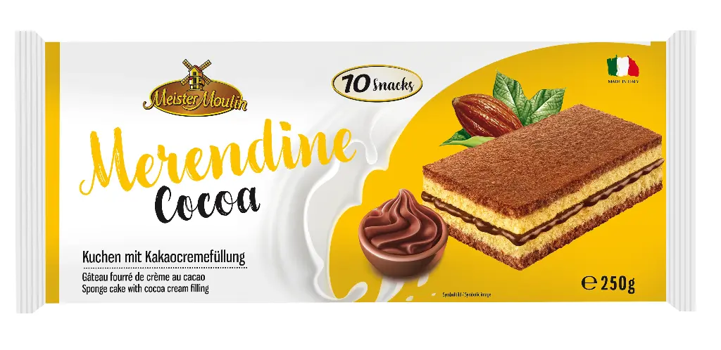 Petit Cake Fourré à La Crème Au Cacao 250gr
