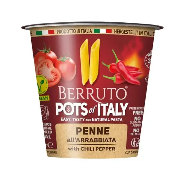 Pasta Berruto Penne Arrabbiata 70 gr