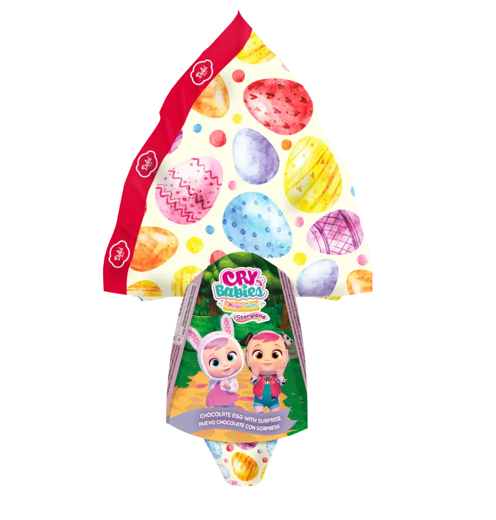 XXL Oeufs Chocolat Surprise Cry Babies 120g