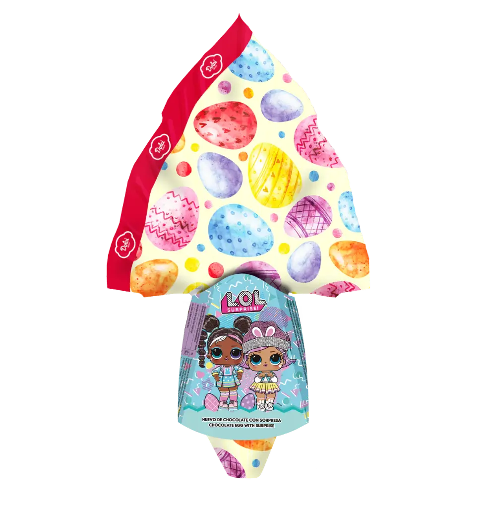 XXL Oeufs Chocolat Surprise L.O.L. 120g