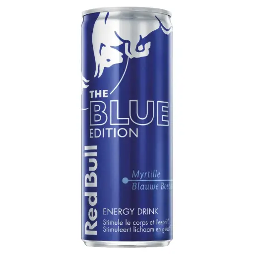 Red Bull Energy Drink Blue Edition Blueberry Canette 25Cl