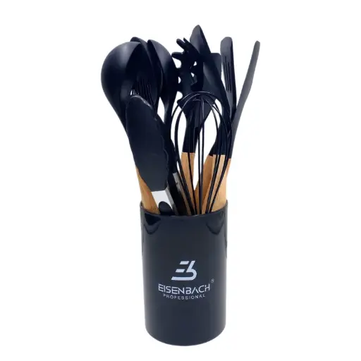 Eisenbach A0022: Ensemble D'ustensiles de Cuisine 12 Pièces Bois