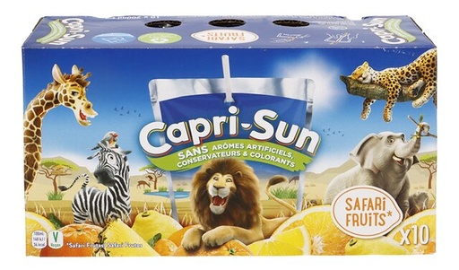 Tray Capri Sun Safari 20CL 40 Jus