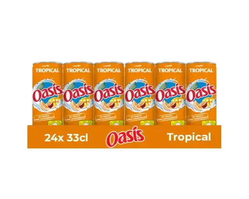 Tray Oasis Tropical 33CL 24 Canettes